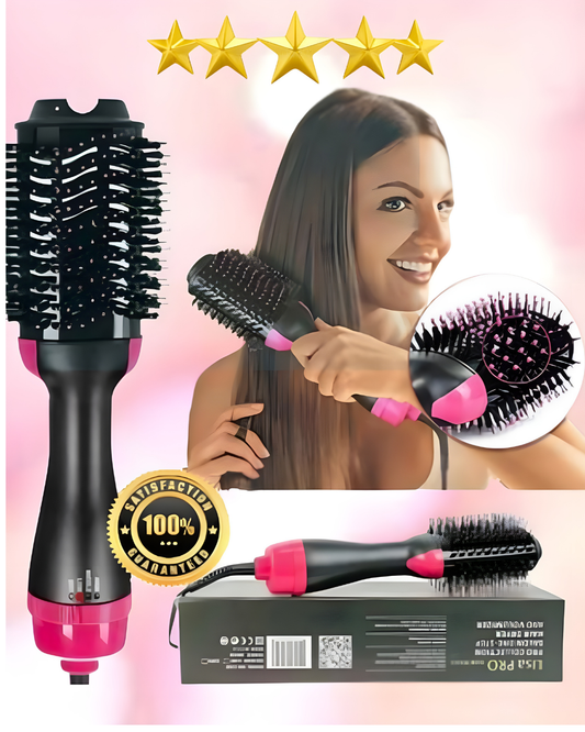 3-in-1 Hot Air Brush Hair Dryer & Styling
