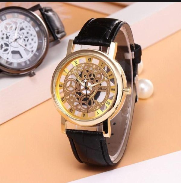 Goldish Luxury Lumina Leather Watch
