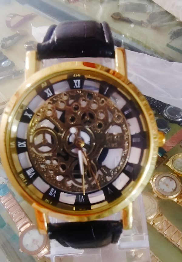 Goldish Luxury Lumina Leather Watch